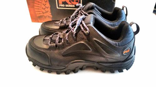 Timberland Mudsill Men&#039;s Work Shoes Boots Steel Toe Pro Series Size 8 Med Black