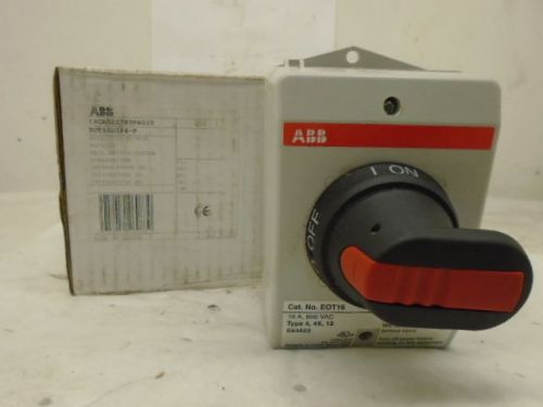 Abb enclosed non-fused disconnect switch box  eot16 for sale