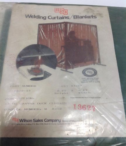 WSC 6&#039;X6&#039; WELDING CURTAIN NIB 6636-15