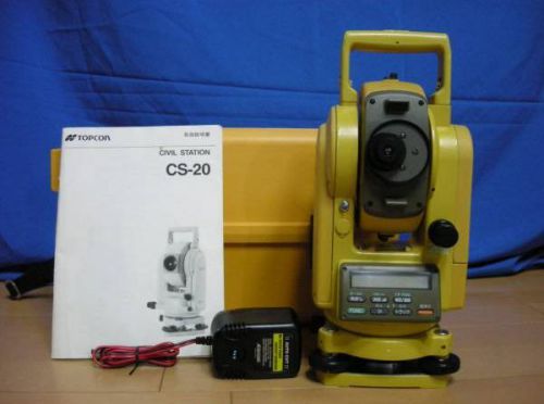 TOPCON TOTAL STATION CS-20A Calibrated