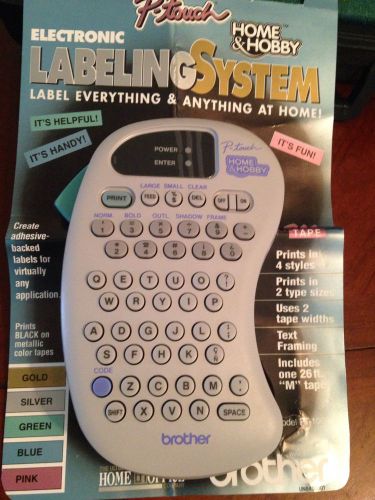 Brother P-Touch Electronic Labeling System, Includes &#034;M&#034; tape home and hobby