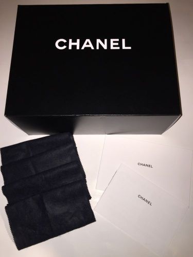 Chanel Black Empty Box Storage For Medium or Jumbo Flap Purse Handbag(15x12x6.5)