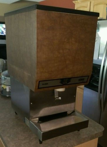 Leer D-59A Countertop Restaurant Bar Concession Stand Buffet Ice Dispenser