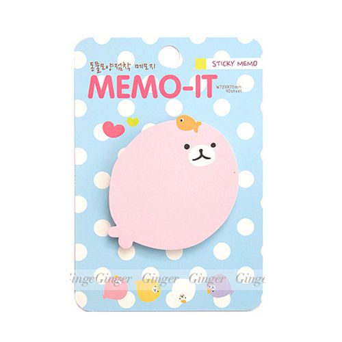 Cute Dolphin Memo It Sticky Notes Sticker Bookmark Index Post It Pads Flags