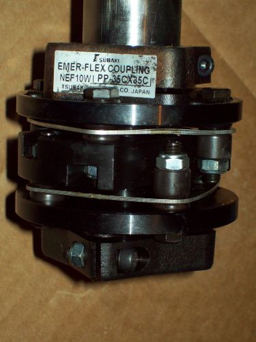 Tsubaki emer-flex coupling nef10w  pp-35cx35c torque guard overload clutch for sale