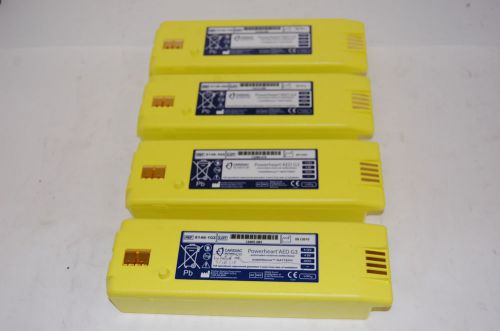 LOT OF 4 CARDIAC SCIENCE POWERHEART AED G3 9146-102 BATTERIES