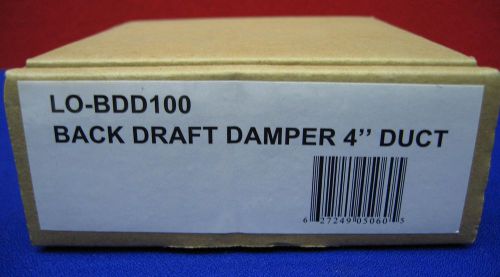Lo-bdd100 / bdd100 back draft damper 4&#034; duct for sale
