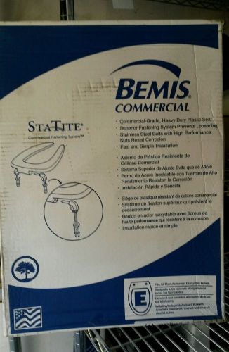 NEW BEMIS STATITE WHITE TOILET SEAT 2P888 lot of 5