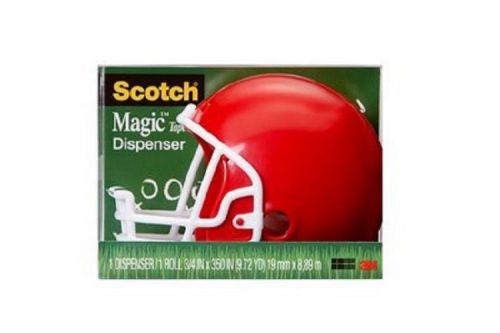 Scotch  Magic Tape Dispenser - Red Football Helmet