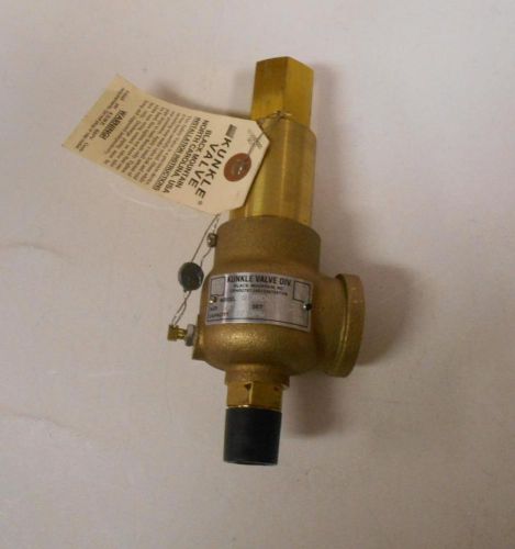 Kunkle pressure relief valve 1/2&#034; 37gpm 115psig 912bdcm01-je-0115 new n for sale