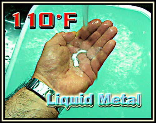 SUPER EUTECTIC 6 ELEMENT LIQUID METAL m.p.110°F/42°C  100 grams