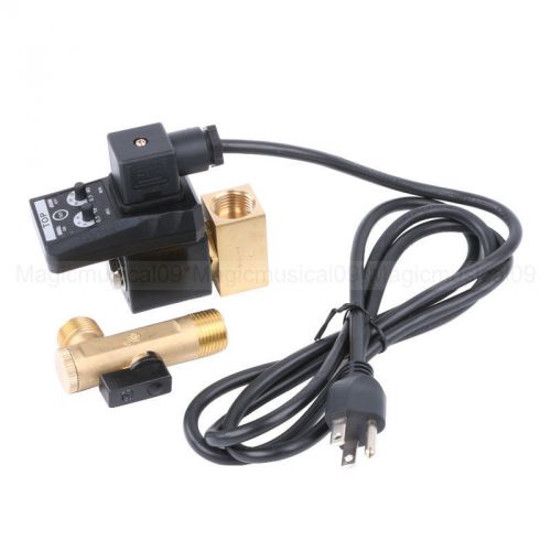 Ac110v automatic timed condensate drain valve for compressed with power cable for sale