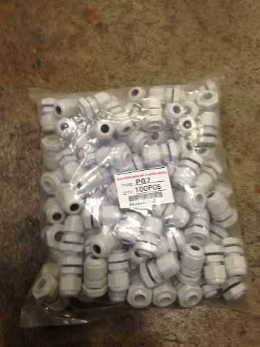 Pg7 pg 7 cord grip cable gland 1/4&#034; liquid tight bulkhead fittings for sale