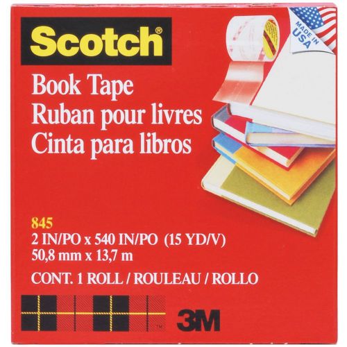 Scotch Book Tape  2 Inches x 15 Yards (845)