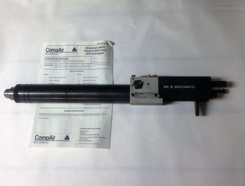 COMPAIR BROOMWADE PNEUMATIC DRILL SELF FEEDING  SPINDLE 3300 RPM