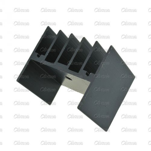 10Pcs 25x30.3x25mm IC TOP Quality  Black Heat Sink For L298N LM7805