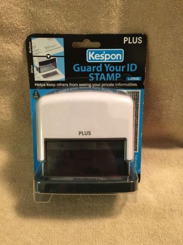 Plus Guard Your ID Stamp White Large # 37-260