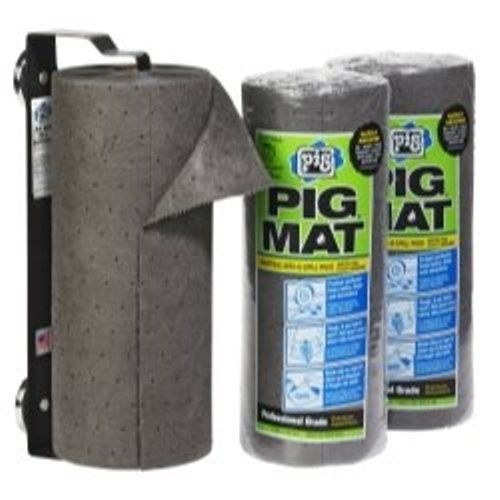 Oil Absorbent Mat Towel Universal Mat Plus Dispenser Combo Pack Pig Corporation