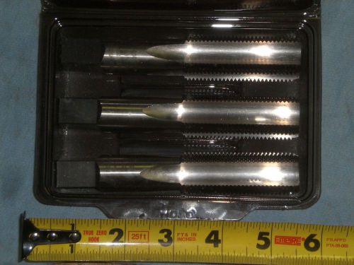 3 pc 1&#034; 12 nf hsg +.005 oversize bottoming taps 4 flute for sale