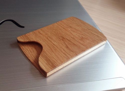 Handmade Wood Business Card Holder. Oak and beech. Unbranded//Generic