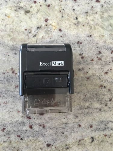ExcelMark Rubber Stamp Scanned Deposit (10-1)