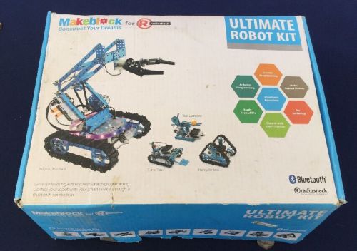 Makeblock Ultimate DIY Educational Robot Kit Blue 10+ Robotic Projects Science