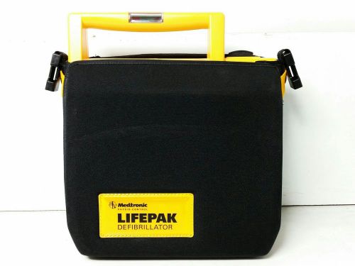 Medtronic lifepak 500t aed defibrillator training system w/ battery, pads, case for sale