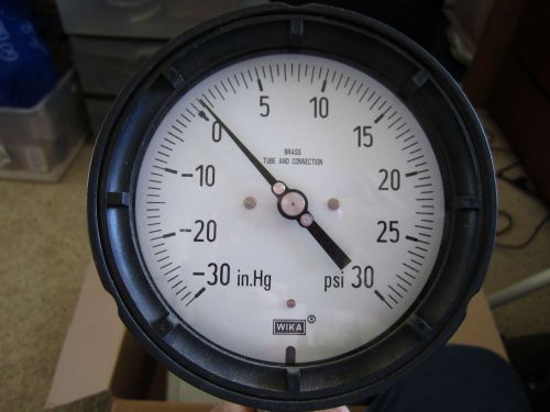 Wika gauge process pressure gauge 0-30 in hg vacuum / 30 psi - read description for sale