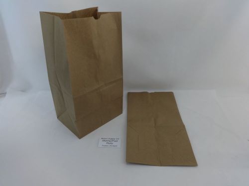 Qty 100 #25 Paper Brown Kraft Natural Grocery Shopping Merchandise Retail Bags