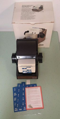 New in box Rolodex 2254 black and accessories