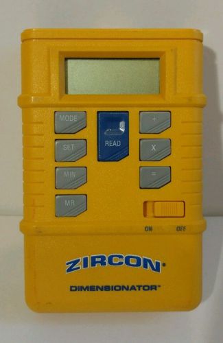 Zircon Dimensionator Sonic Measuring Tool Tested Works