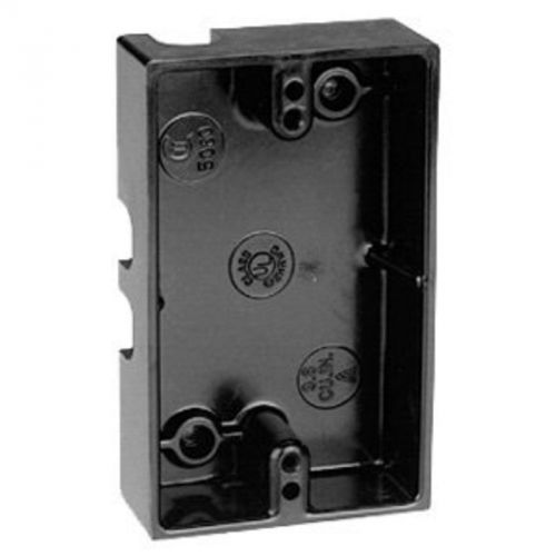 Bx util 1gng 9.8cu-in 4-1/2in 00 pvc switch boxes 5060-brown brown pvc for sale