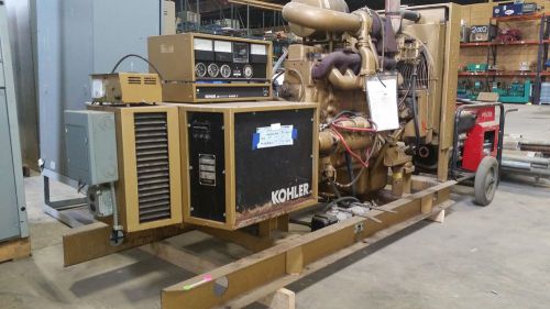 100kw kohler d4800t, diesel, low hours, standby generator - running takeout! for sale
