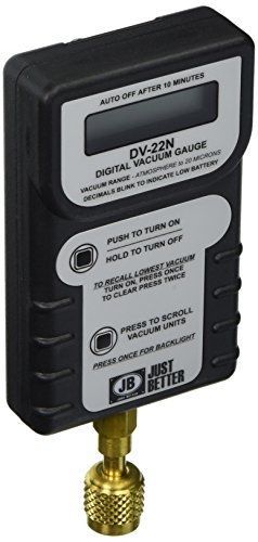 Jb industries dv-22n digital vacuum gauge for sale