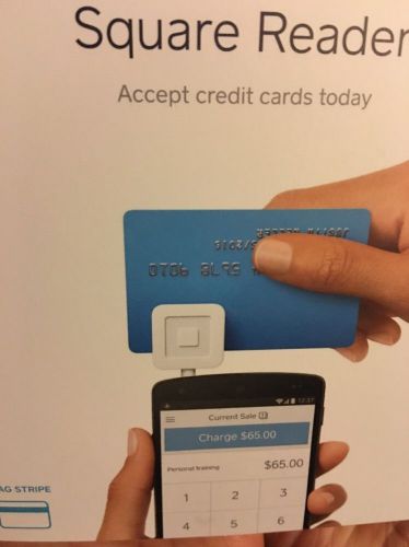 New Square Reader  accept credit cards with your phone + $10.00 Back