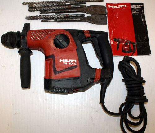 Hilti te30-c rotary hammer drill works as is fast free ship us48 for sale