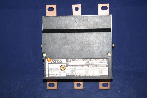 Asco - 920315030X Remote Control Switch, 150 Amps, Coil: 110-120V @ 50-60Hz, 3P
