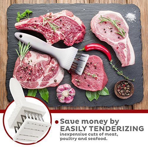 Kitchen steak meat tenderizer tool poultry pork hammer steel blade hand tool for sale