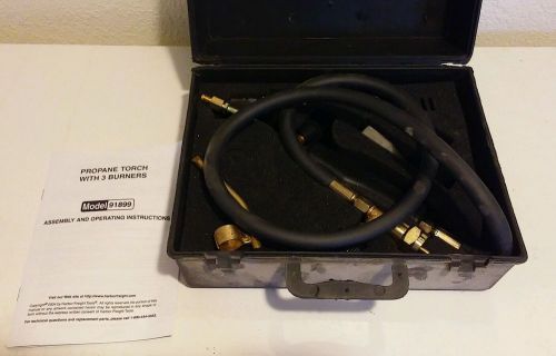 model 91899 propane torch 3 burners new never used