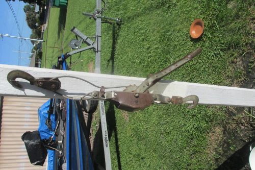 Vintage Hand Winch- Comealong Come Along Cable Puller