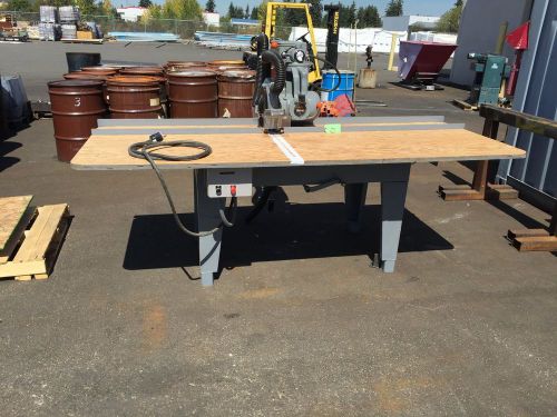 Radial arm saw, rebuilt, 2 hp, 12&#034; blade, beam saw for sale