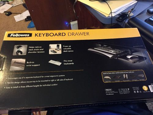Fellowes Keyboard Drawer Black