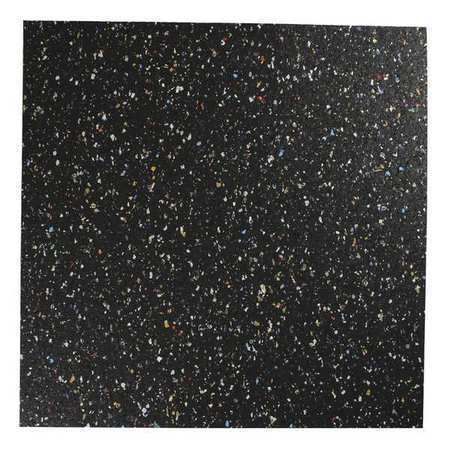 8501-1/16A Recycled Rubber, 1/16 In Thick, 12x12 In