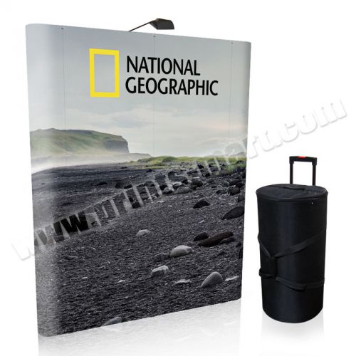 6&#039; trade show pop up display banner stand exhibits kiosk pop up booth free print for sale