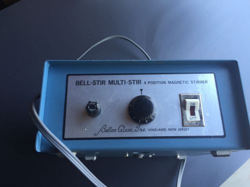Bellco Glass Bell-Stir Multi 4-Position Bench Top Magnetic Stirrer 7760-06005
