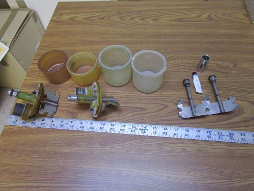 Lot Of Parts Dental Whip Mix Bowls Spatulator   Vacuum  Mixer  Vac-u- Spat