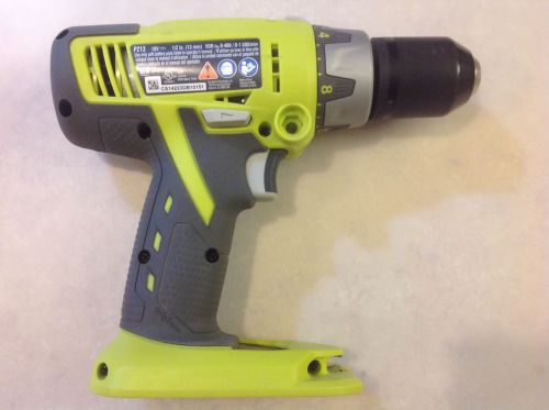 RYOBI ONE+ 18-Volt Compact 2-Speed Cordless Hammer Drill P213 (Tool-Only)  R392