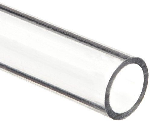 Polycarbonate tubing, 1/2&#034; id x 5/8&#034; od x 1/16&#034; wall, clear color 48&#034; l for sale