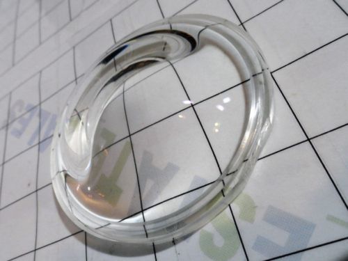 small round dome CLEAR PLASTIC LENS ~3&#034; lens cover window project peek-hole