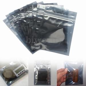 10/25/50/100Pcs Lots Anti Static Shielding Bag Reclosable ESD Ziplock 70x100mm
